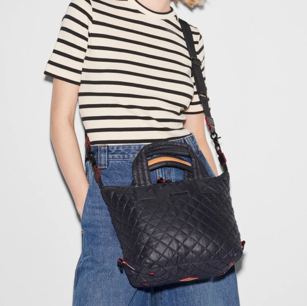 MZ WALLACE Sutton Delux S Black Quilted Women's Bag